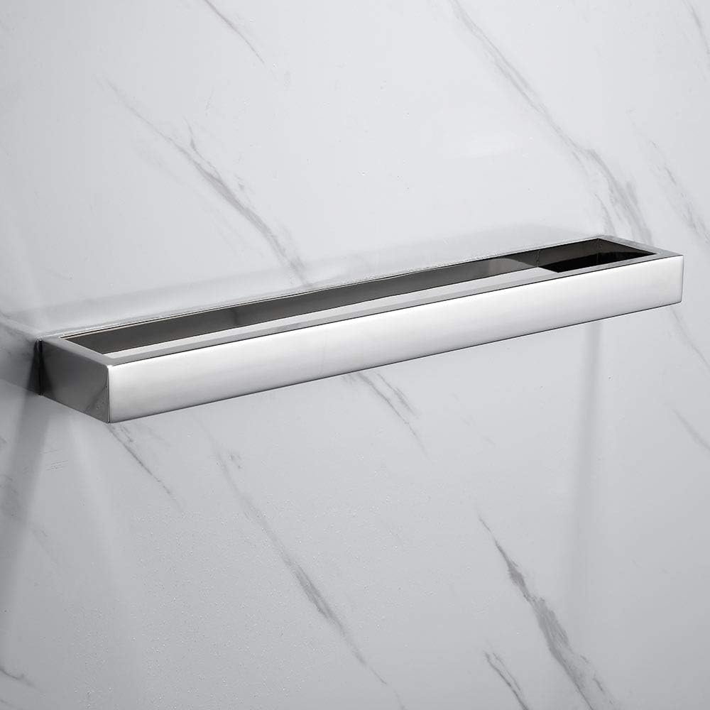 Stainless steel wall-mounted towel bar