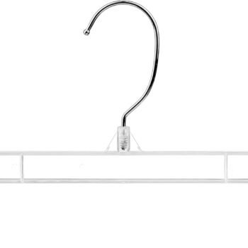 Trouser hangers with clips