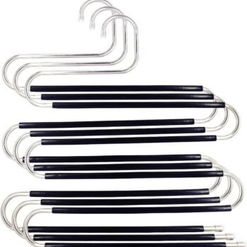 Space-saving trouser hanger