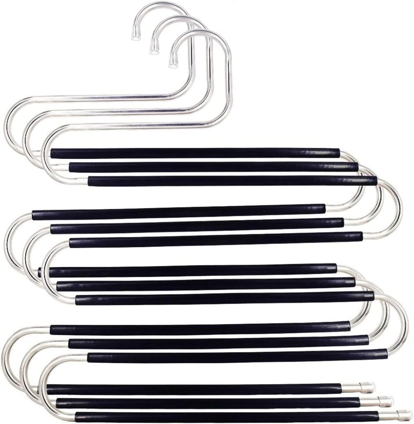 Space-saving trouser hanger
