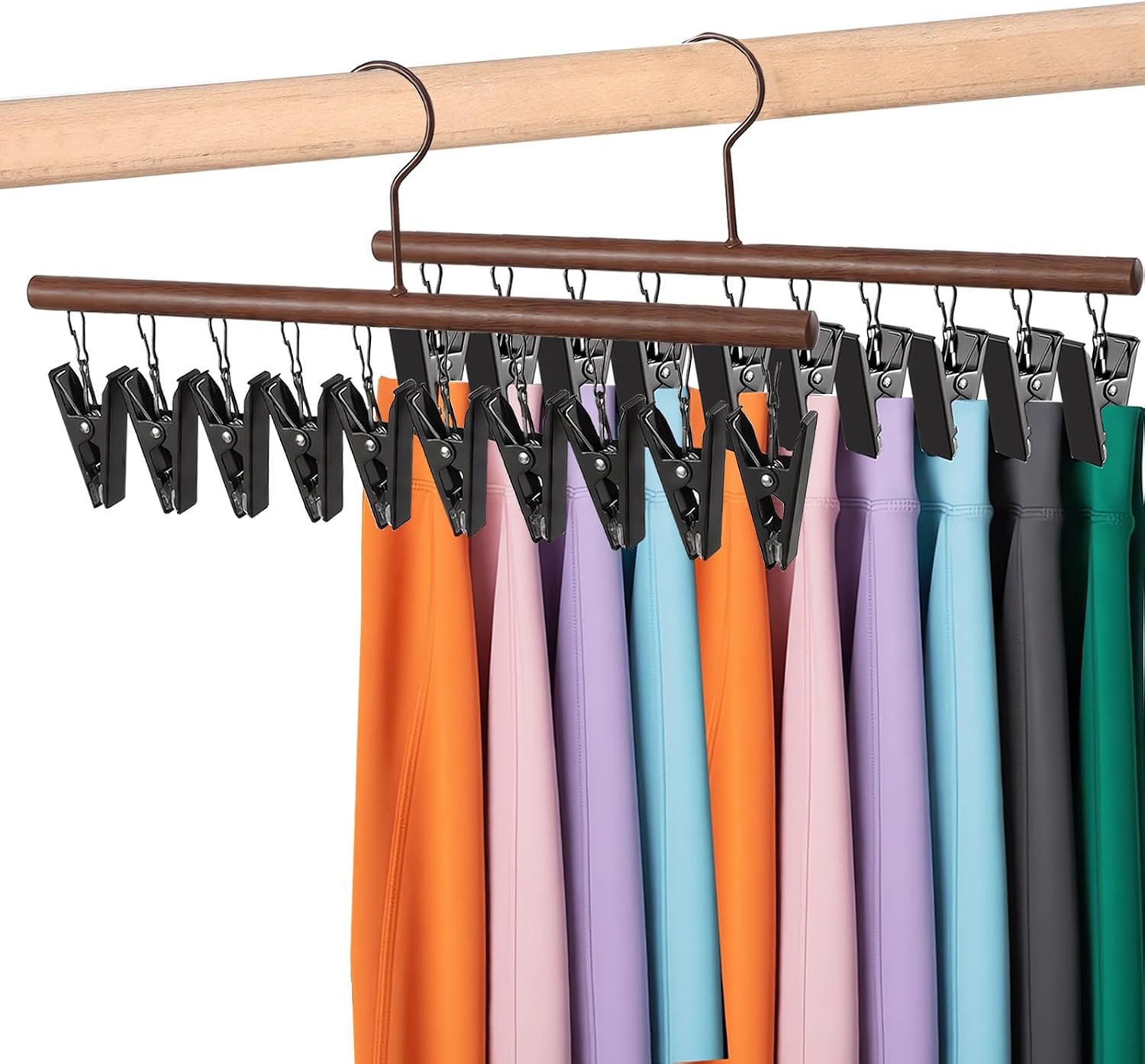 Closet storage rack for leggings
