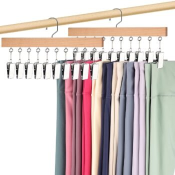 Wardrobe hangers for leggings