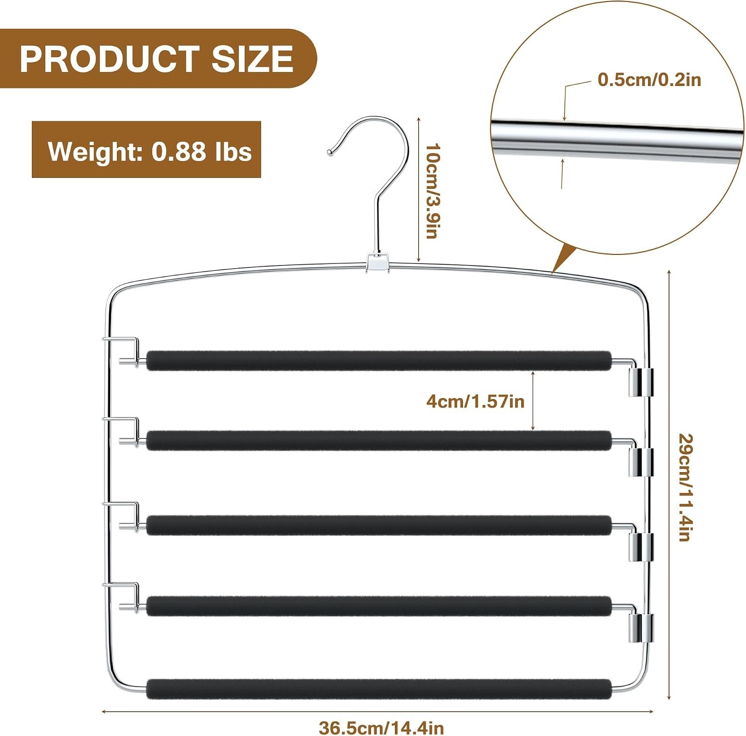 Non-slip hangers (2-pack)