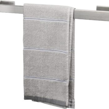 Heavy-duty wall-mounted towel rack