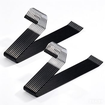 Black metal trouser hanger
