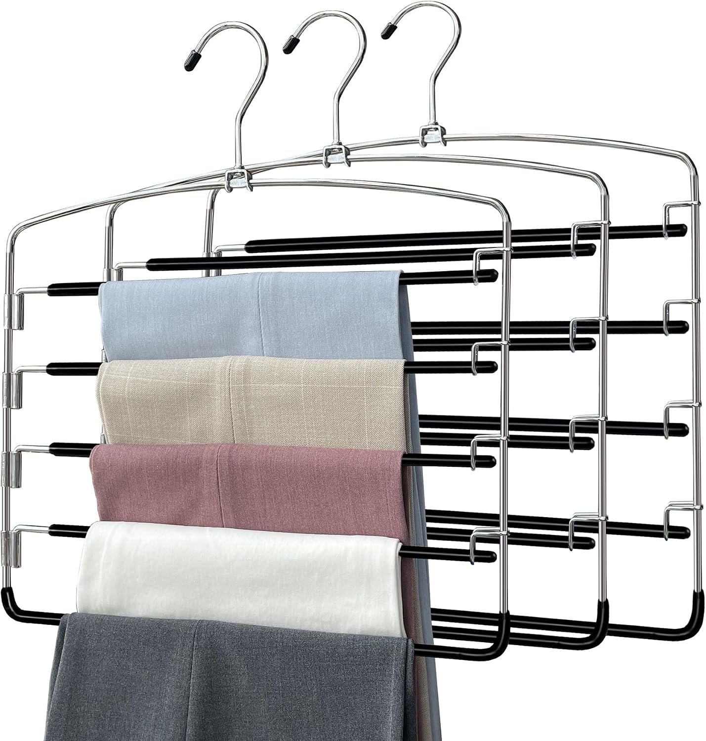 5-tier closet organizer hanger