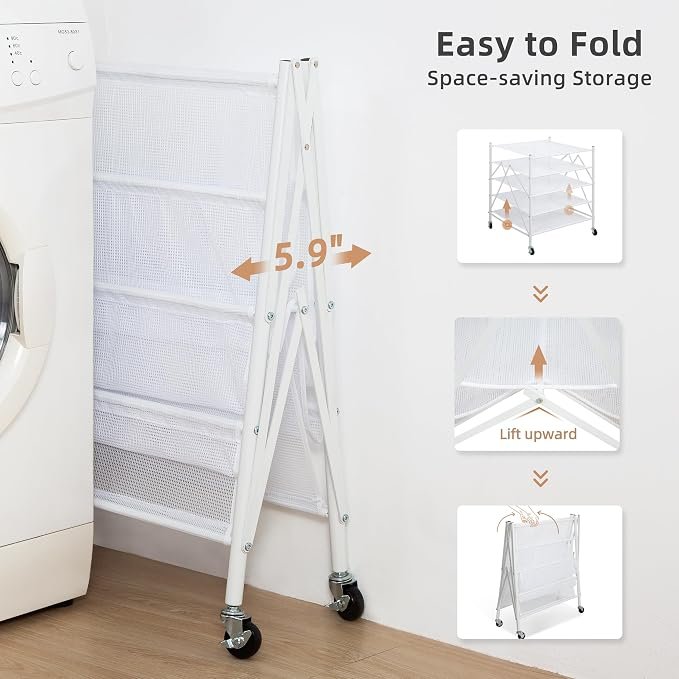 Foldable Clothing Stand and Laundry Drying Rack